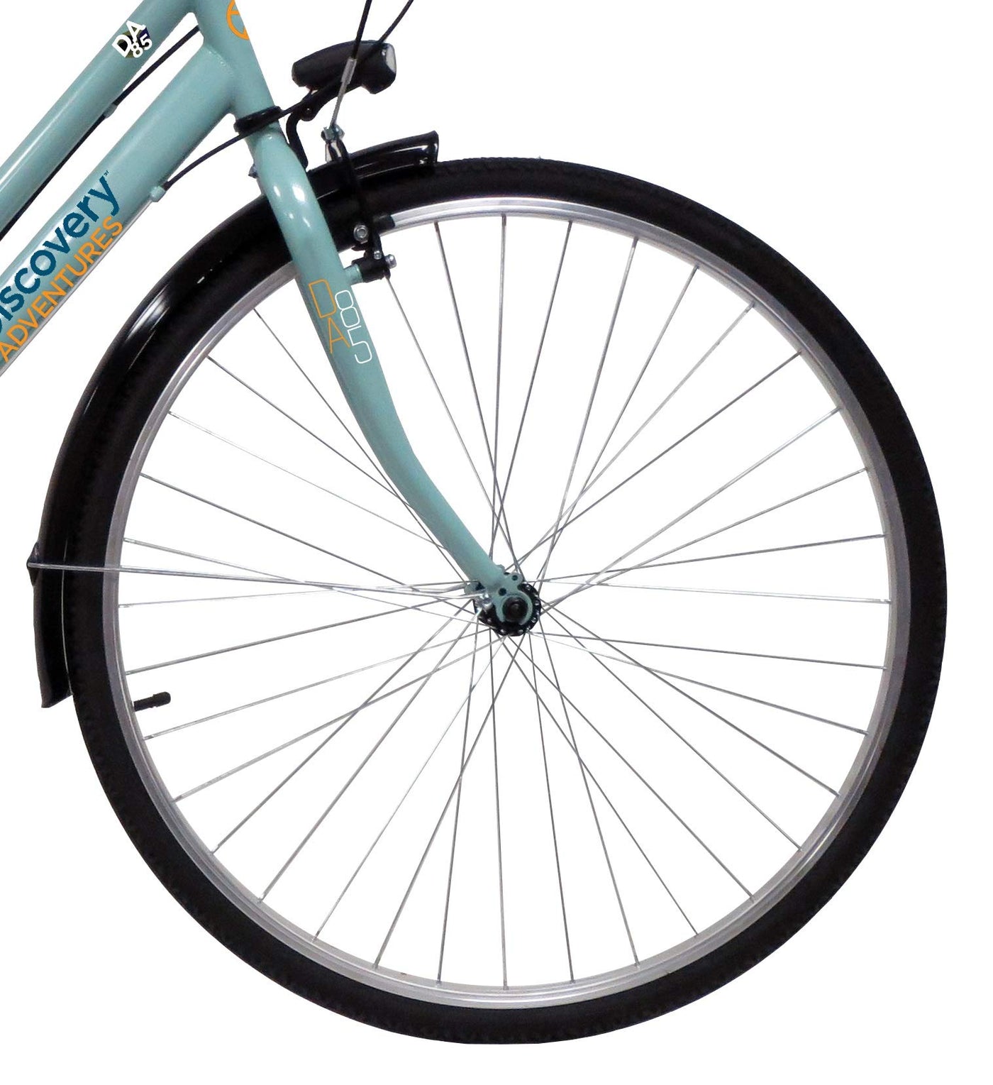 Denver Discovery Adventures Trekkingrad 28 Zoll Damen-VTC – 6 Gänge – Shimano TY21 + Vorbau verstellbar, 71 cm, wassergrün