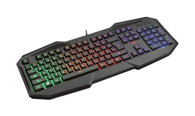 Trust Gaming Avonn Gaming Beleuchtete Tastatur [Italienisches Layout] Schwarz