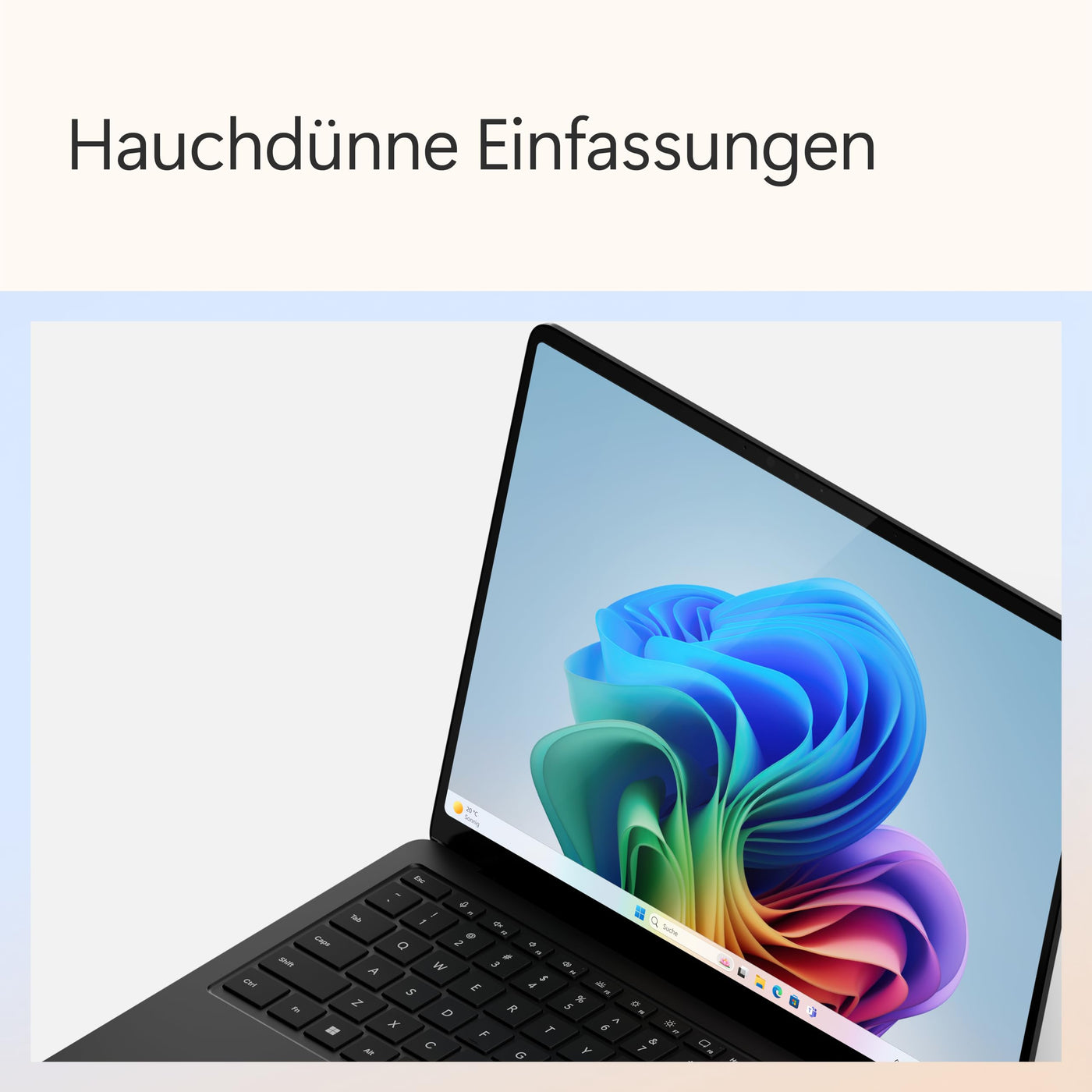 Microsoft Surface Laptop | Copilot+ PC | 15” Touchscreen | Snapdragon® X Elite (12 Kerne) | 16GB RAM | 512GB SSD | neuestes Modell, 7. Edition | Schwarz