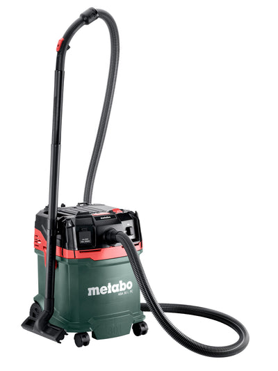 Metabo ASA 30 L PC Allessauger – 602086000 – Nass-/Trockensauger mit integrierter Filterabreinigung – 5,5 m Kabellänge