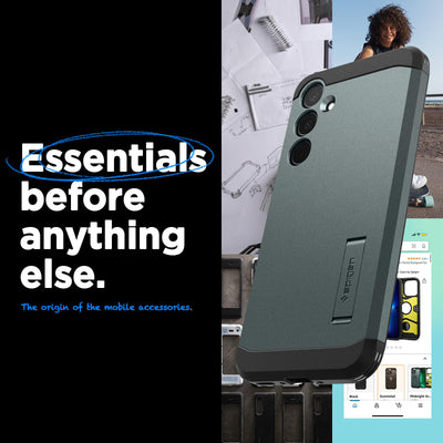 Spigen Tough Armor Hülle Kompatibel mit Samsung Galaxy A35 5G -Grün