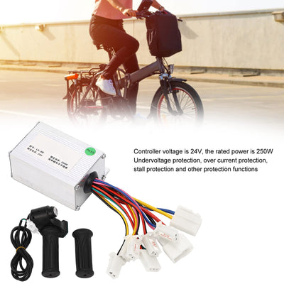 Alomejor 24V 250W Motorsteuerung Gasdrehgriff f¨¹r Elektrofahrrad Scooter Zubeh?r