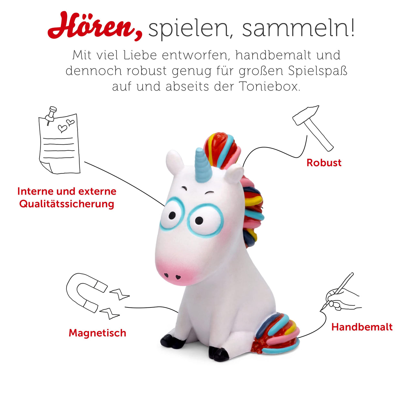 tonies Hörfiguren für Toniebox, Das NEINhorn & Das NEINhorn und die SchLANGEWEILE, Hörbuch für Kinder ab 4 Jahren, Spielzeit ca. 45 Minuten