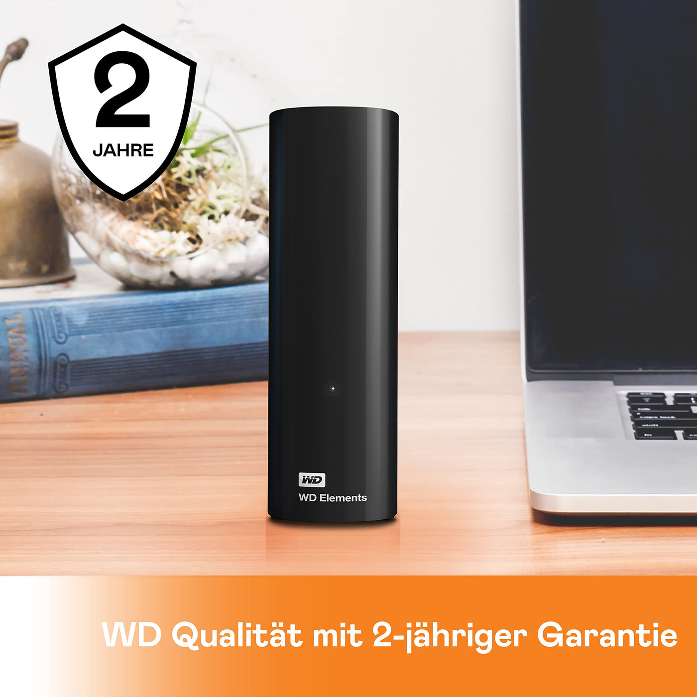 WD Elements Desktop-Speicher 18 TB (Desktop-Speicher USB 3.0-kompatibel, Zusatzspeicher für Fotos, Musik, Videos und alle anderen Dateien, stoßfest) Schwarz