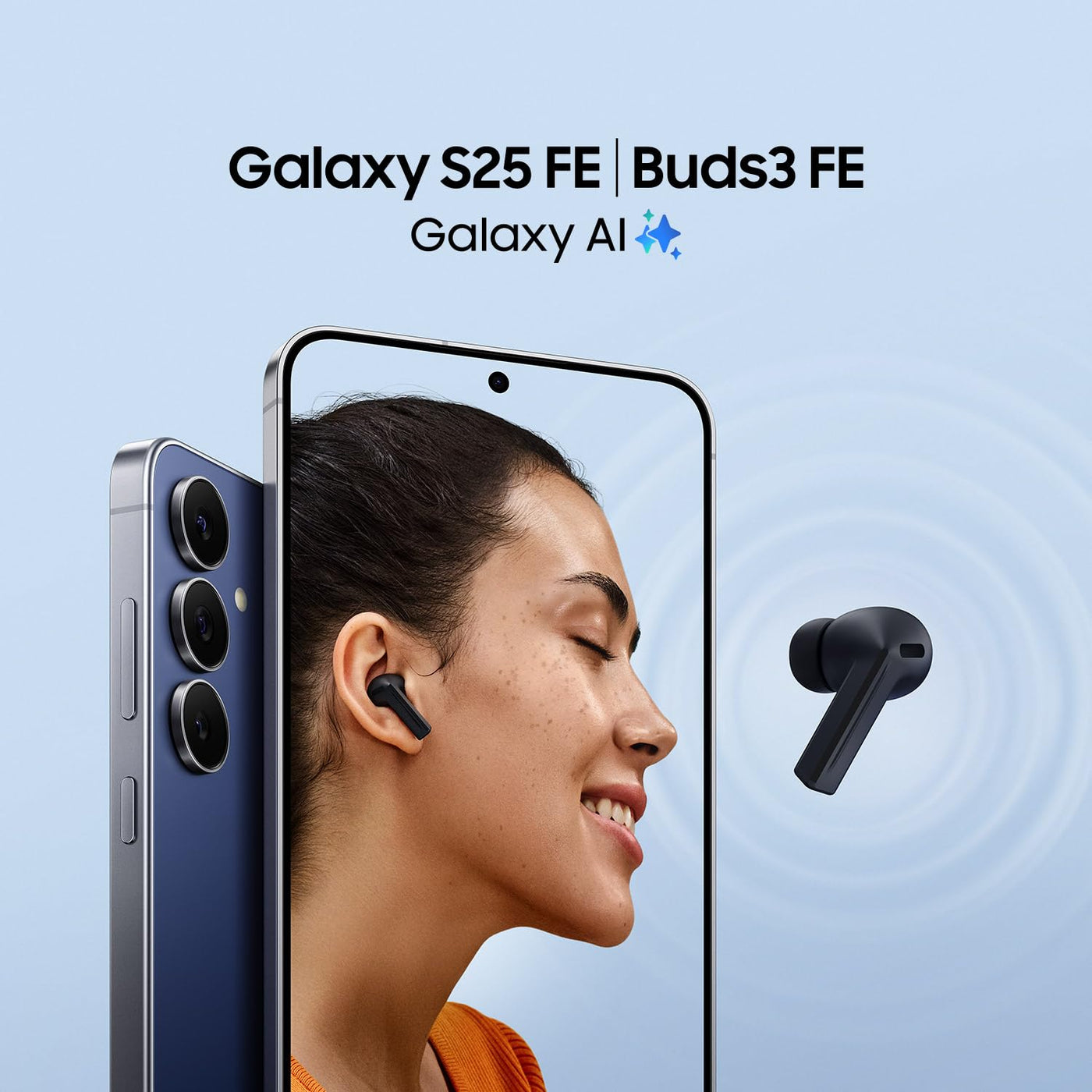 Samsung Galaxy S25 FE mit Galaxy AI, Handy mit Android, 6,7 Zoll FHD-Display, 50 MP Kamera, 256 GB Speicher, 8 GB RAM, 4.900 mAh Akku, White, 3 Jahre Herstellergarantie [Exklusiv auf Amazon]