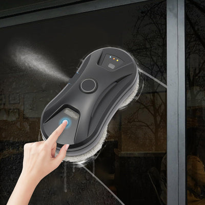 WDZCZDoo Fensterputzroboter 2800PA, Fensterputzer Elektrisch, Automatischer Fensterroboter, Fensterreiniger Roboter Fernbedienun, für Innen- und Außenfenster und Glas