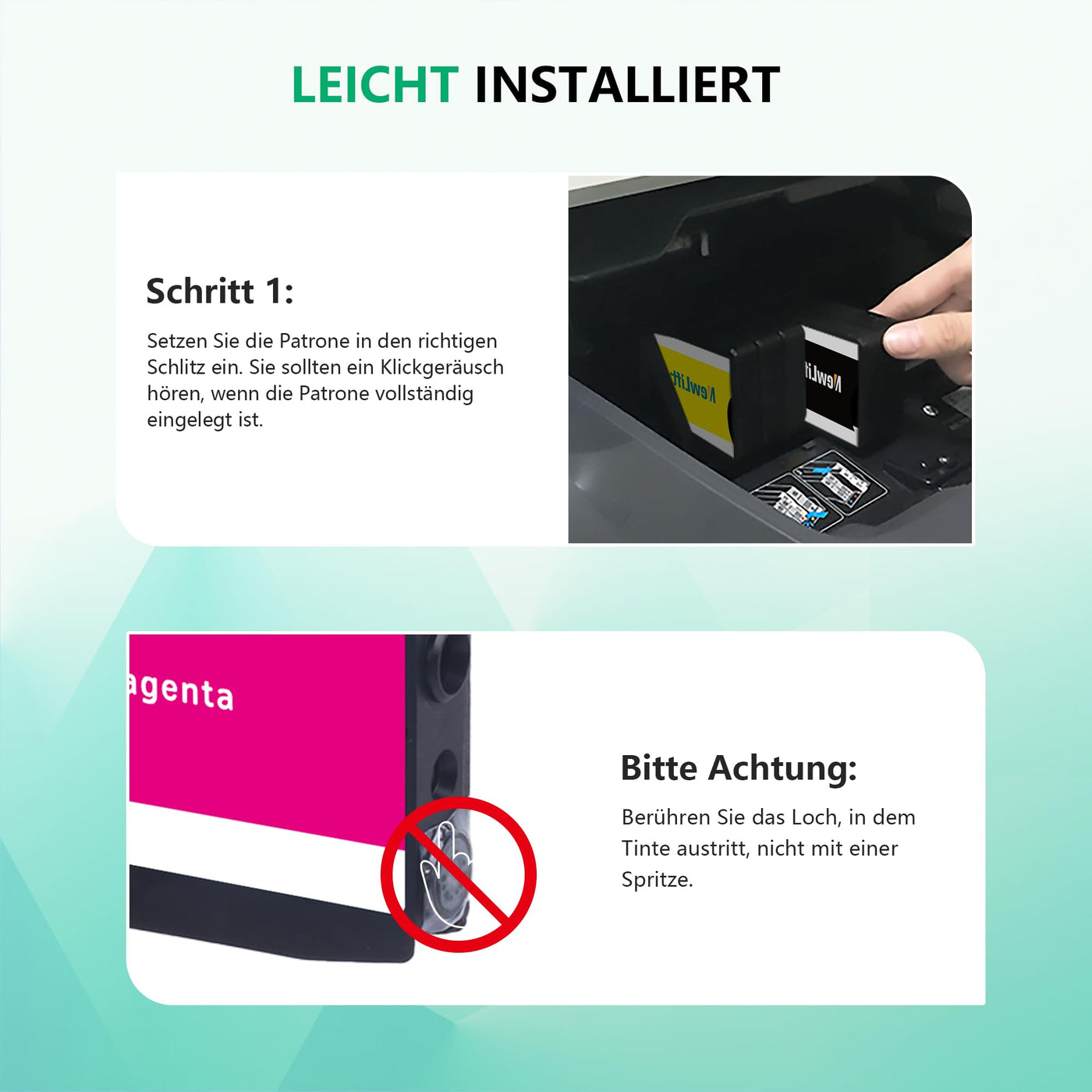 NewLift 963XL Multipack Kompatibel für HP 963 HP 963XL Druckerpatronen für HP officejet Pro 9010 patronen,9020 9012 9022 9014 9015 9016 9018 9019 (963XL Multipack,4er-Pack)