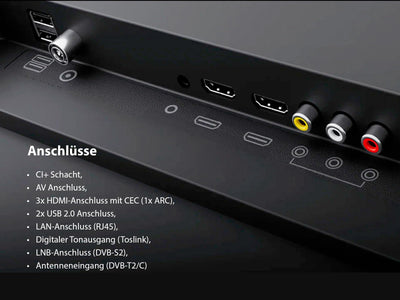 DYON ULTIMAX 50U-TI - 50 Zoll (126 cm) Fernseher (4K Ultra-HD Smart TV, Tizen OS, Triple Tuner (DVB-C/-S2/-T2), Samsung Smart & Gaming Hub, Prime Video, Netflix, Disney+) [2024]