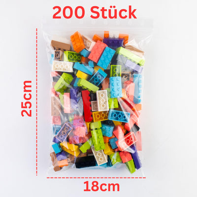 Lego® Bausteine bunt gemischt - 200 Stück - Basic Steine