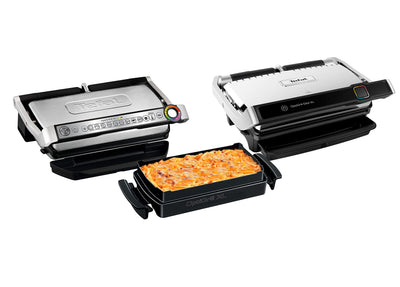 Tefal XA7278 OptiGrill+ XL Backschale, geeignet für alle OptiGrill+ XL Modelle, 2 Liter Fassungsvermögen, antihaftbeschichtete Aludruckguss-Form, Portionen 4 bis 6, Schwarz