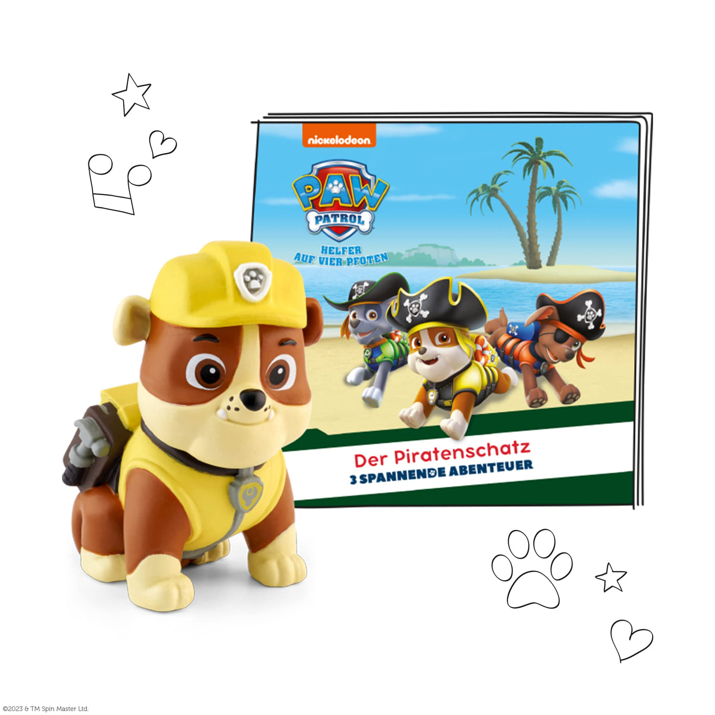 tonies Hörfiguren Bundle für Toniebox, 4 x PAW Patrol Figur, jeweils 4 spannende Geschichten für Kinder ab 3 Jahren