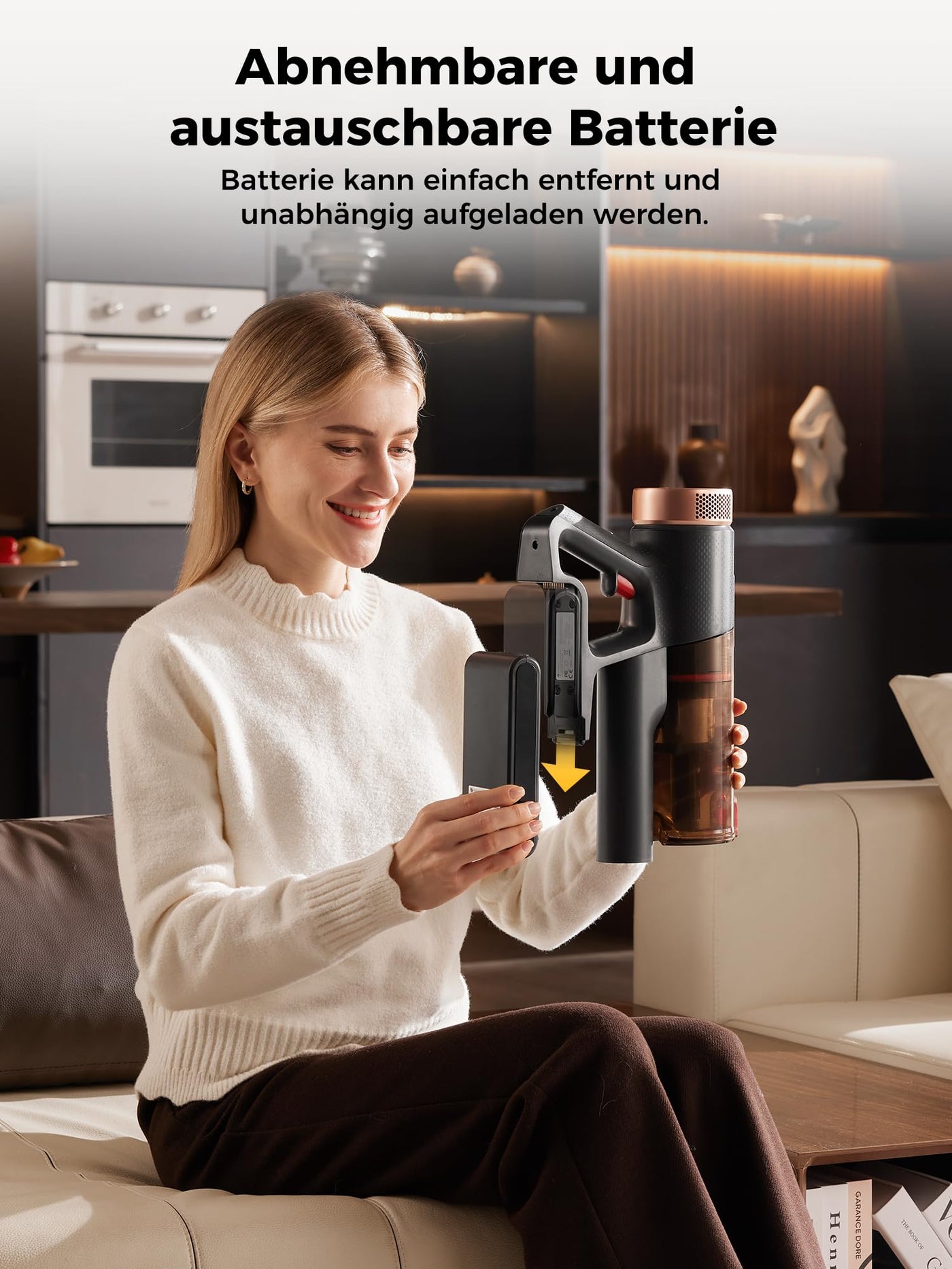 Proscenic P11 Ultra Staubsauger Kabellos, Leichter Selbststehend 40Kpa 40Min Akku Staubsauger mit Touchscreen Grün Licht Anti-Tangle, Stielstaubsauger für Teppich Hartböden Vorhang Auto Haustierhaare