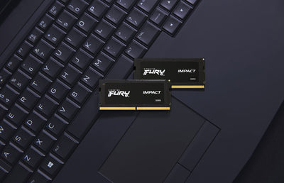 Kingston FURY Impact PnP 32GB (2x16GB) 5600MT/S DDR5 CL40 SODIMM Gaming Speicher für Laptop Kit mit 2 - KF556S40IBK2-32