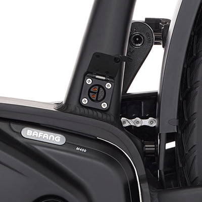 FISCHER E-Bike Trekking VIATOR 4.2i, Elektrofahrrad für Damen und Herren, RH 50 cm, Mittelmotor 80 Nm, 36 V Akku, schwarz matt