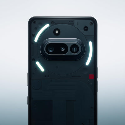 Nothing Phone (3a) 128 GB - Handy mit Essential Space, 50-MP-Hauptkamera, 32-MP-Frontkamera, 30-facher Ultra-Zoom, 8 GB RAM, Langer Akkulaufzeit und 6,77 Zoll Flexibles FHD+ AMOLED-Display - Schwarz