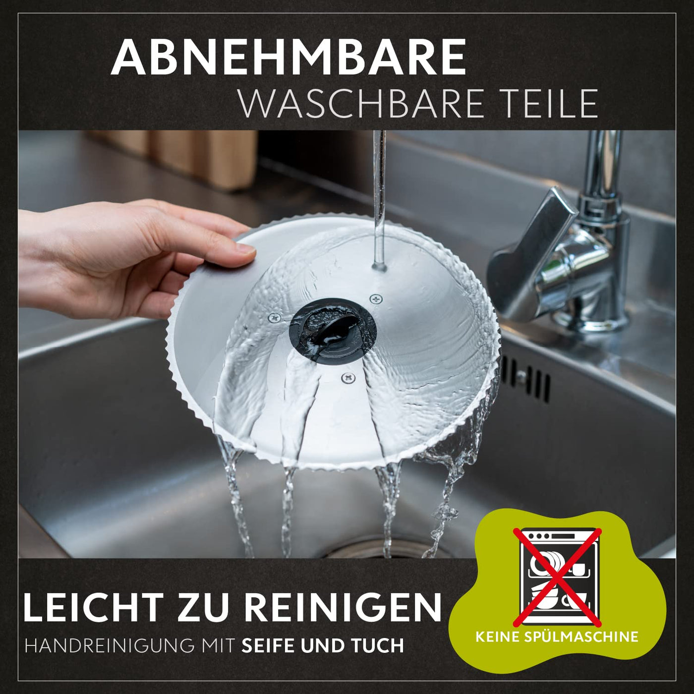 Elektrischer Allesschneider Edelstahl - Verstellbare Küchenmaschine 0 bis 15mm - 2 Klingen - Wurstschneidemaschine - Brotschneidemaschine, Schinkenschneider, Elektrisches Messer Fleisch & Käse