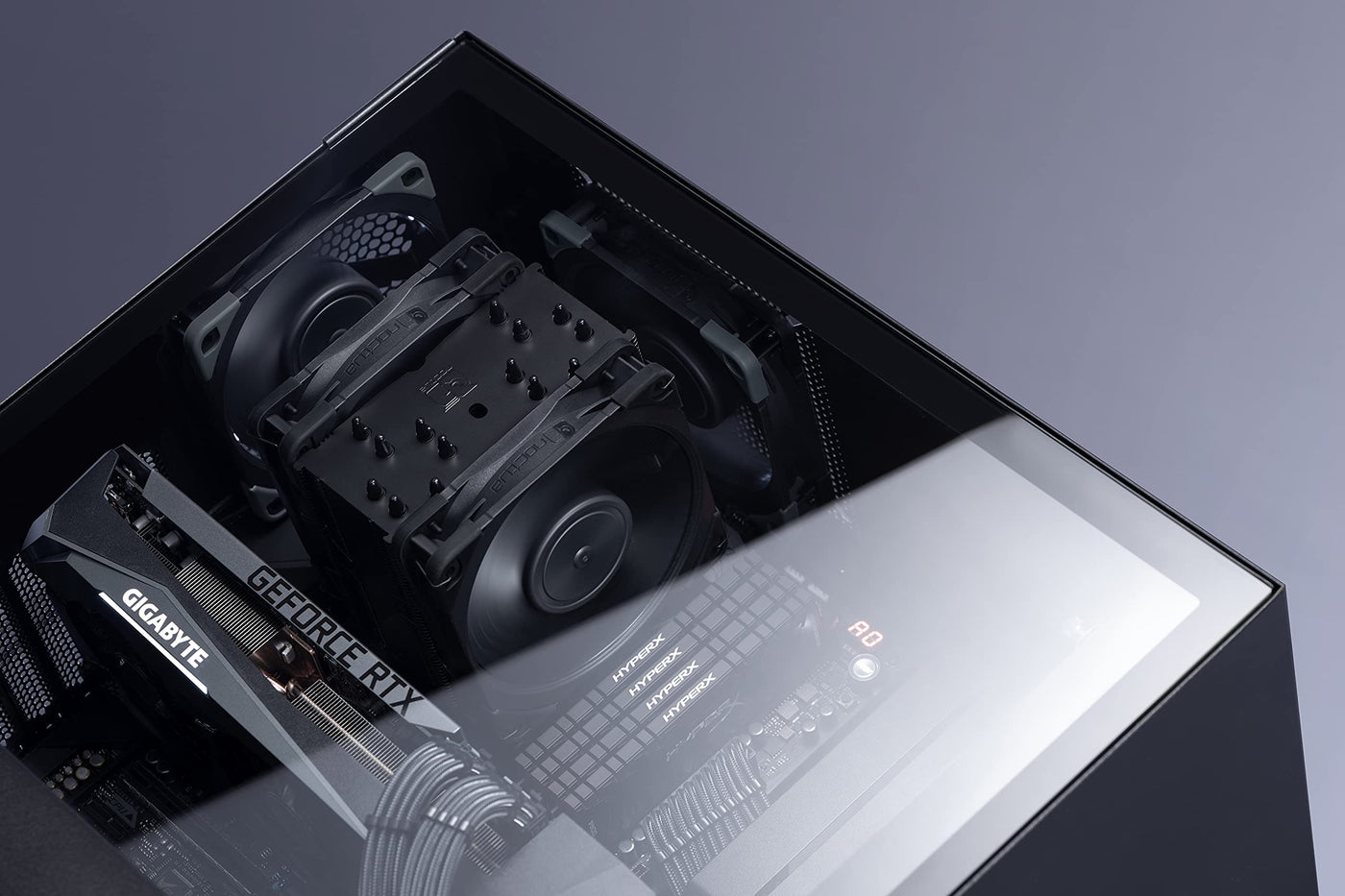 Noctua NH-U12A chromax.black, 120mm Single-Tower CPU-Kühler (Schwarz), Kompatibel mit Desktop