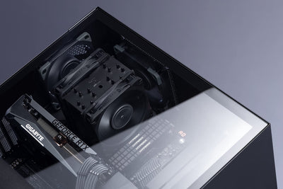 Noctua NH-U12A chromax.black, 120mm Single-Tower CPU-Kühler (Schwarz), Kompatibel mit Desktop