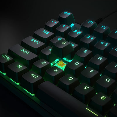 SteelSeries Apex 9 TKL - Mechanische Gaming-Tastatur - Optische Switches - 2-Punkt-Betätigung - Esports-Formfaktor ohne Tenkey - Hotswap- fähige Switches - Deutsches (QWERTZ) Layout