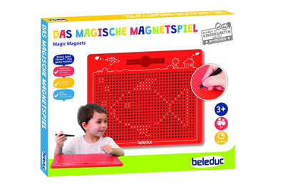 Beleduc 21042 - The Magical Magnetic Game,Red,280 x 255 x 12 mm, ab 3 Jahre, 1xMagnetboard