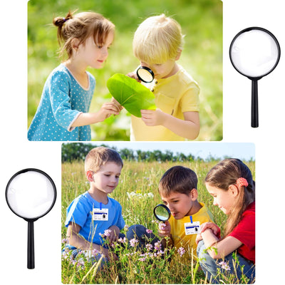 2 Stück Lupen, Kinder-Lupen, Lupe Kinder, Kinder Lupe, Lupe Kinder Forscher, Lupen Kinder, Kinder Lupe, Kinderlupe, Spielzeug Mitgebsel Für Kinder Aus Kunststoff Acryl Party