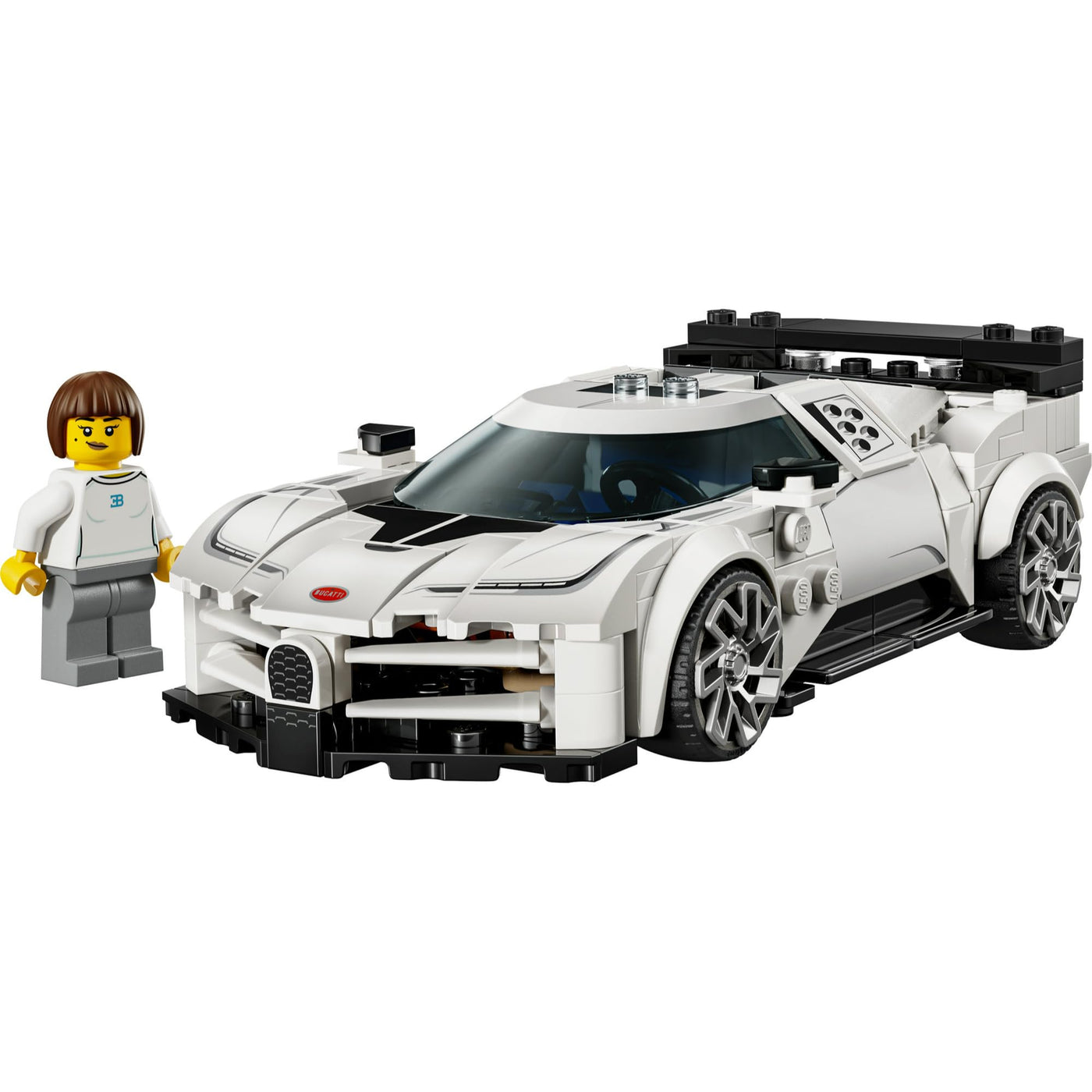 LEGO Speed Champions Bugatti Centodieci Hypersportwagen (77240); Spielzeug für Jungen und Mädchen; Bauset mit Auto und 1 Minifigur zum Sammeln; Geschenk für Kinder ab 9 Jahren