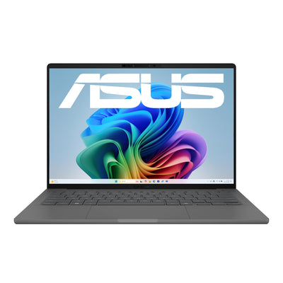 ASUS Zenbook A14 OLED UX3407QA Laptop | 14" WUXGA 16.10 OLED Display | QC Snapdragon X Plus X1-26-100 | 16 GB RAM | 1 TB SSD | QC Adreano GPU | Windows 11 | QWERTZ Tastatur | Iceland Gray