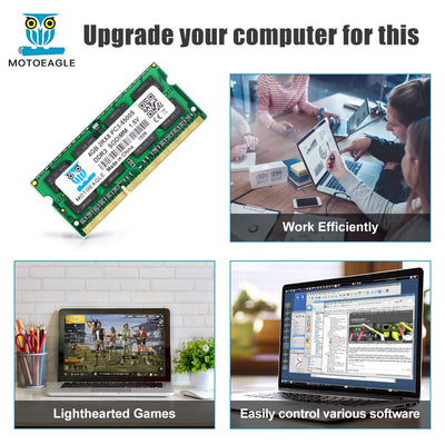 Motoeagle 8GB (2x4GB) PC3 8500S DDR3 1067 1066MHz SODIMM RAM für Laptop,Apple MacBook Pro, iMac, Mac Mini (Late 2008, Early/Mid/Late 2009, Mid 2010) Arbeitsspeicher Upgrade Kit