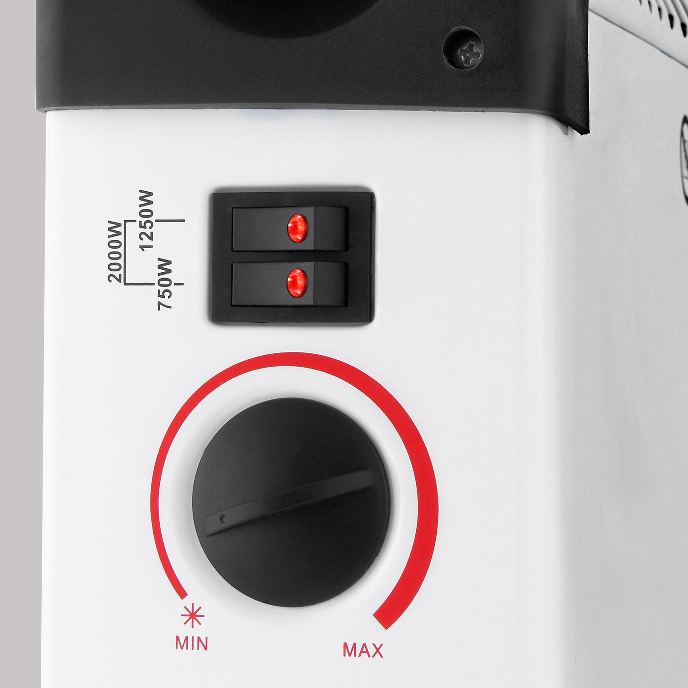 Monzana® Konvektor Elektroheizer 2000 W inkl. 24 Std. Timer 3 Heizstufen Thermostat Elektro Heizkörper Heizer elektrische Heizung Elektroheizung