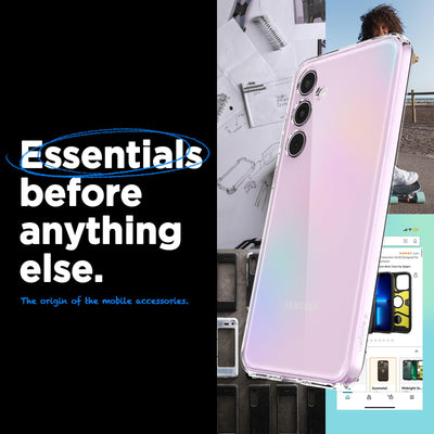 Spigen Ultra Hybrid Hülle Kompatibel mit Samsung Galaxy A35 5G -Crystal Clear