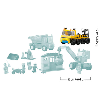 LEGO 60391 City Baufahrzeuge und Kran mit Abrissbirne, Spielzeug mit Bagger, Kipper und Transportfahrzeugen, Lernspielzeug für Kleinkinder ab 4 Jahren