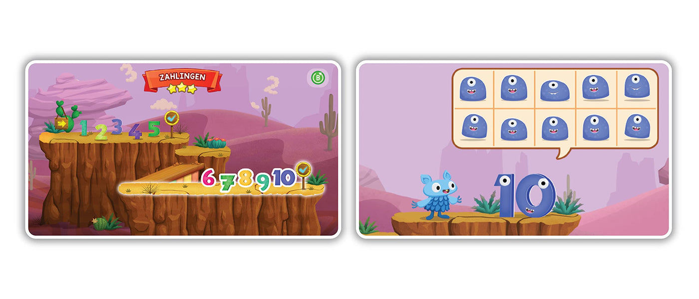 Vtech ABC Smile TV pink – Kabellose Lernkonsole mit HDMI-Stick für den Fernseher mit 15 Spiel-Level für stundenlangen Lernspaß – Für 3-7 Jahre - Deutsch