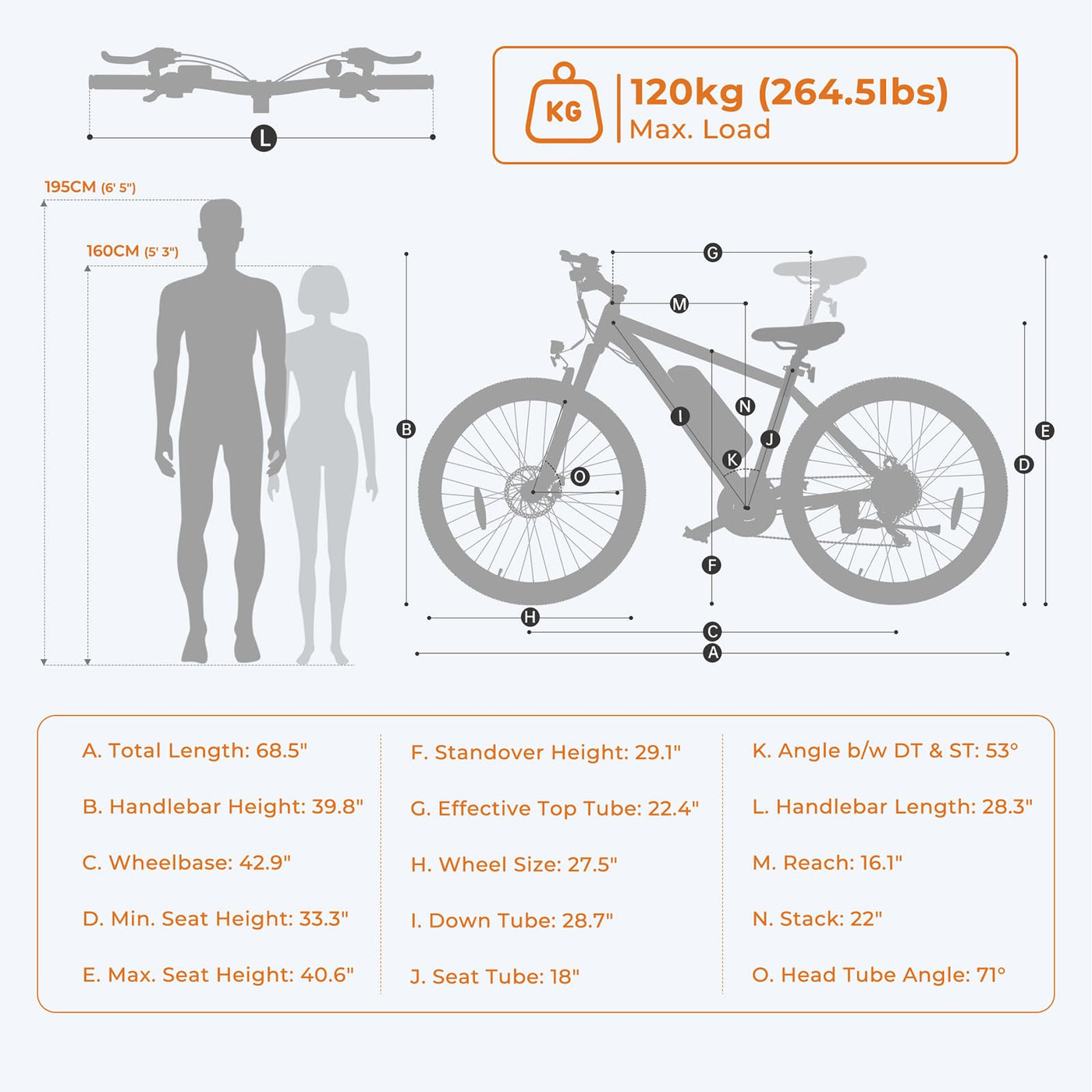 Foride Xtremer 1 29'' E-Bike für Erwachsene，21 Gang Elektrofahrrad mit Austauschbarem 36V 13Ah Akku, und 100km Reichweite E Bike Herren Damen für Städtische Pendler und Fahrten im Freien (Zoll, 29)