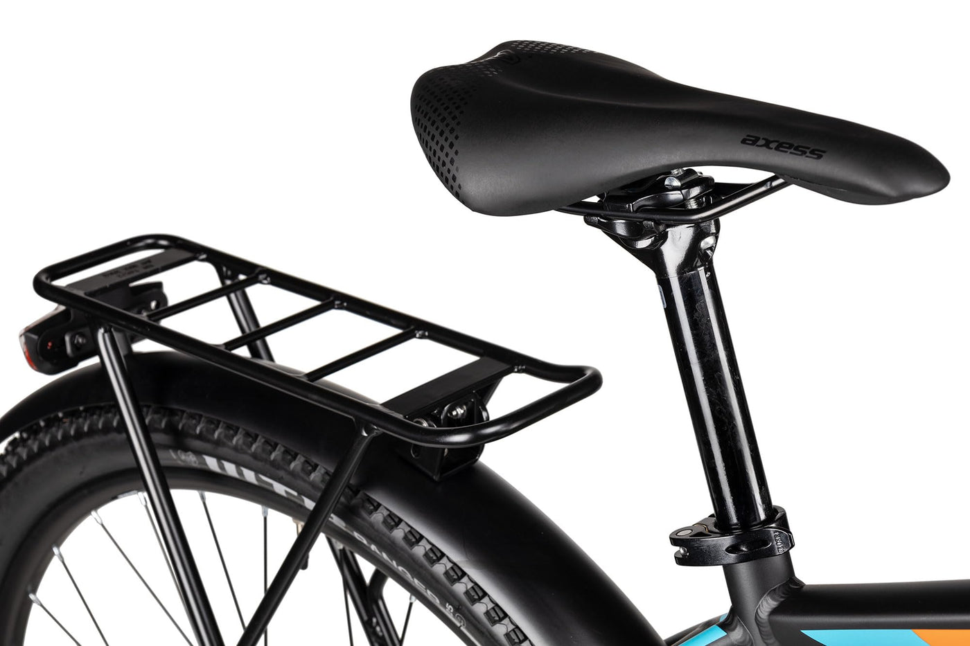 Axess Sandee DX ATB Mountainbike | MTB-Hardtail | 16-Gang Schaltung | hydraulische Scheibenbremsen | Straßenausstattung, Farbe:matt Black, Rahmengröße:16 Zoll
