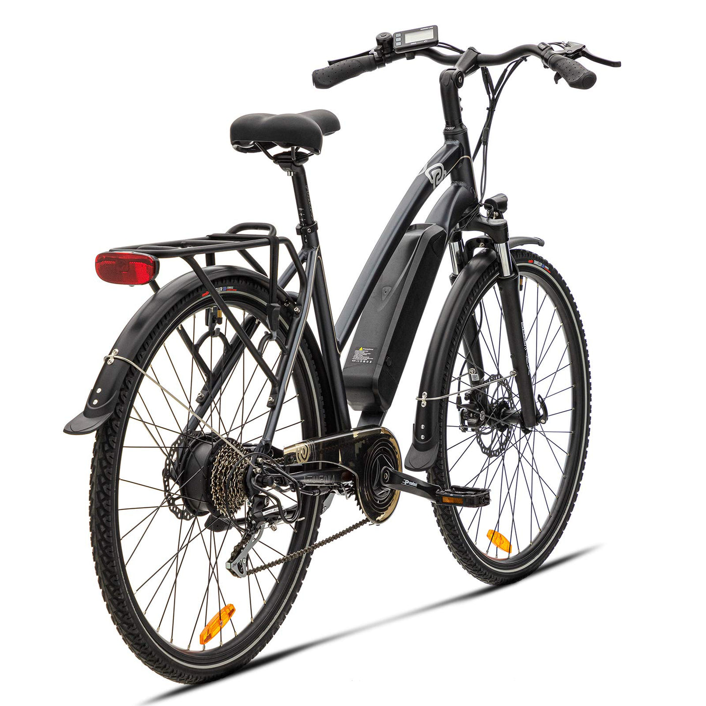 VecoCraft Elektrofahrrad E Bike Athena E-Bike Trekking Pedelec für Damen Herren, 28Zoll Urban Citybike, mit 36V 250W 13Ah Akku 25km/h 100km, Shimano 8-Gang Electric Bike