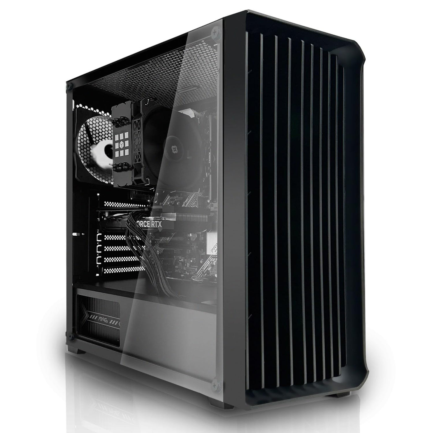SYSTEMTREFF Office PC AMD Ryzen 7 5700G 8x4.6GHz | AMD Radeon RX Vega 8 4K HDMI DX12 | 1TB M.2 NVMe | 32GB DDR4 RAM | WLAN Silent Desktop Computer Rechner für Büro Business Multimedia