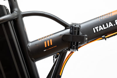 Italia Power - Off Grid Unisex Adulto, E-Bike Branch, Elektrofahrrad Fat, Erwachsene, Schwarz Bicicletta elettrica pieghevole, M