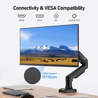 KOORUI PC Monitor 27 Zoll, Gaming Bildschirm 100Hz Full HD(1920 x 1080) mit integrierten Lautsprechern, HDMI, IPS Display, Neigungsverstellbar, Augenpflege, VESA-Wandmontage