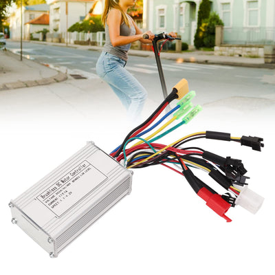 BuyWeek Elektrofahrrad Brushless Motor Controller, 24V 36V 48V 17A 3 Modus Sinuswelle Controller Bürstenloser Motor Controller für E-Bike Elektroroller