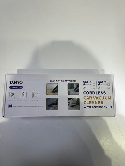 TANYO Handstaubsauger Akku, 12000Pa Handstaubsauger Kabellos 2000mAh Batterien Autostaubsauger Stark mit Waschbar HEPA Filter, Mini Staubsauger für Auto, Küche, Haus, Tierhaare Eisenhaltig