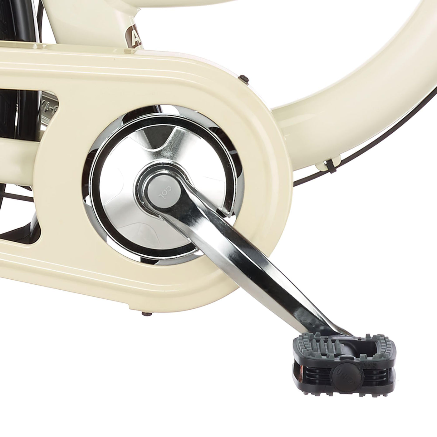 FISCHER E-Bike City CITA ER 1804, Elektrofahrrad für Damen und Herren, RH 48 cm, Frontmotor 32 Nm, 36 V Akku, elfenbein glänzend