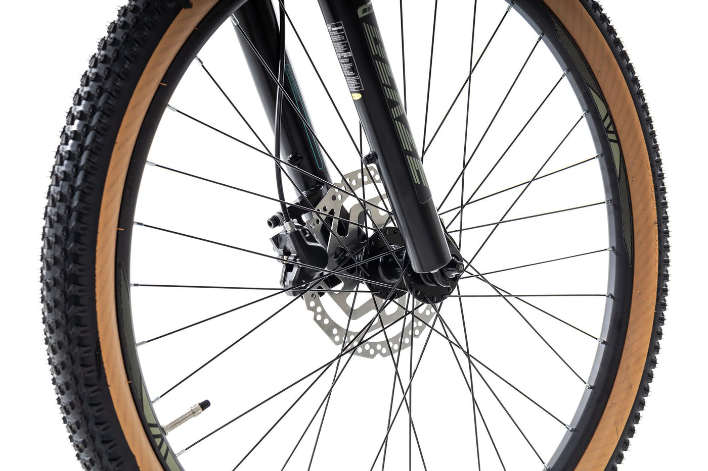 Axess Keedo | Herren-Mountainbike | MTB-Hardtail | 16-Gang Schaltung | hydraulische Scheibenbremsen, Farbe:satinblack Olive, Rahmengröße:16 Zoll, Laufradgröße:27.5 Zoll
