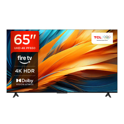 TCL 65PF650 65-Zoll 4K Ultra HD, HDR TV, Smart LED Fire TV (Dolby Vision, Dolby Atmos, DTS, HDR 10, Alexa integriert, Airplay2, Miracast)