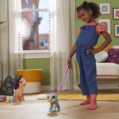 furReal Sallys Eisparty elektronisches Tierchen mit über 40 Geräuschen und Reaktionen und Walkalots Dino, ab 4 Jahren[Exklusiv bei Amazon]