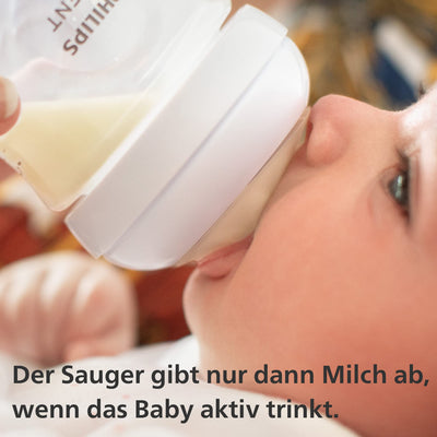 Philips Avent Natural Response Sauger – 2x Sauger für Babyflaschen mit Durchflussstärke 5, für Babys ab 6 Monaten, BPA-frei (Modell SCY965/02)