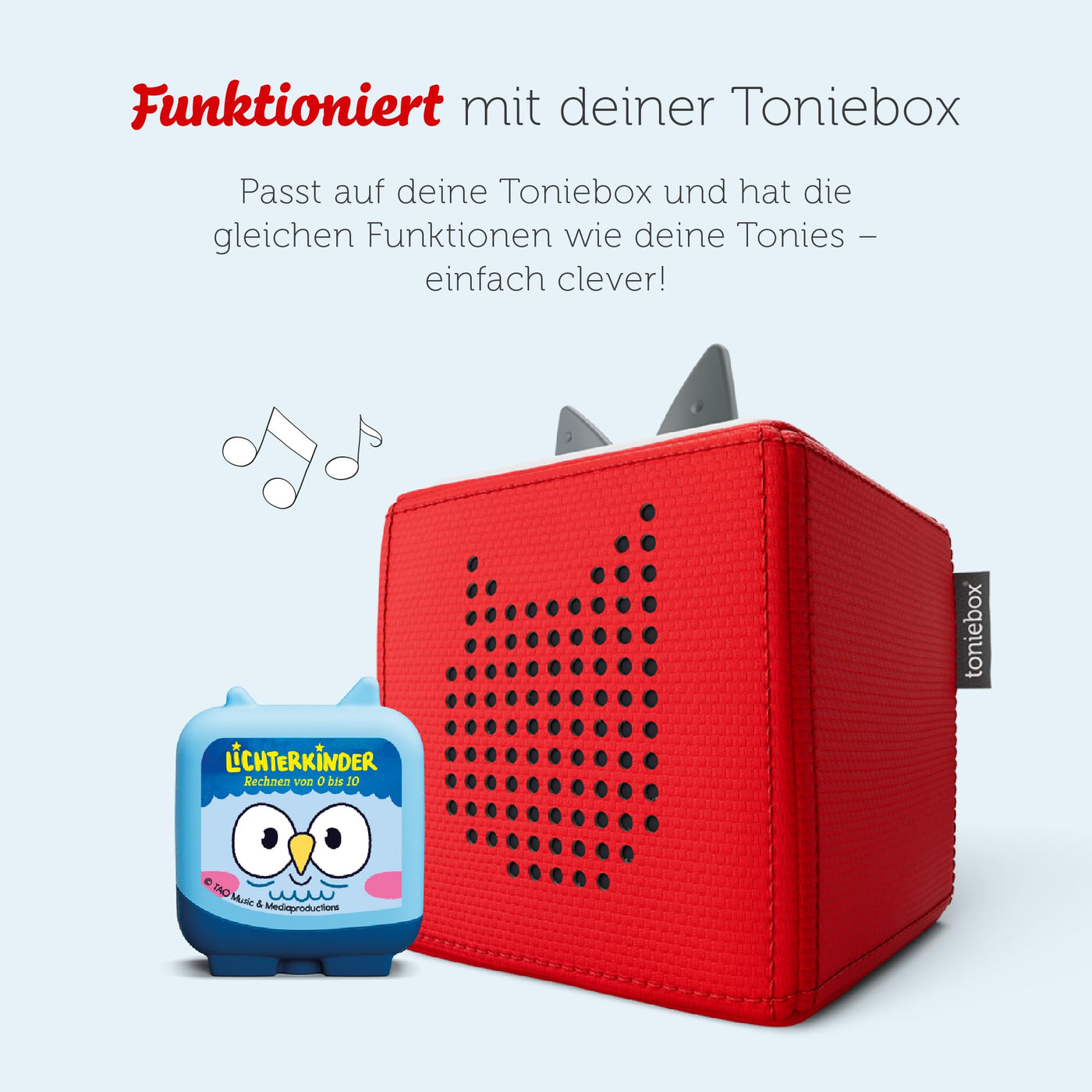 Tonies Clever Tonie 4er Set: Lichterkinder – Lernen mit LIKI und LUMI für die Toniebox, Kinder Hörspiel mit Musik, ab 5 Jahren, Spielzeit ca. 160 Minuten