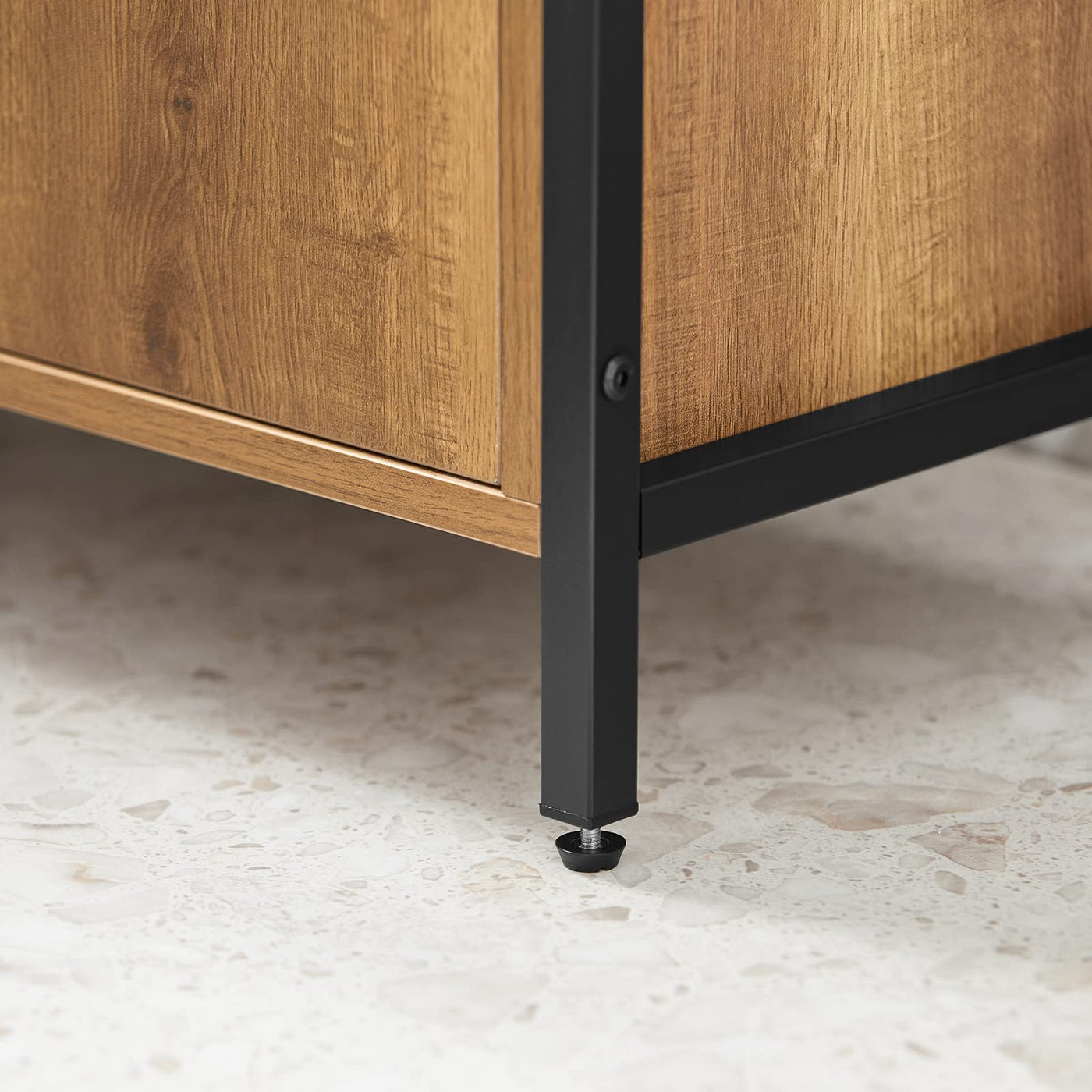 SoBuy BZR63-PF Waschbeckenunterschrank Badschrank Waschtisch Unterschrank Badmöbel Vintage BHT ca: 60x60x30cm