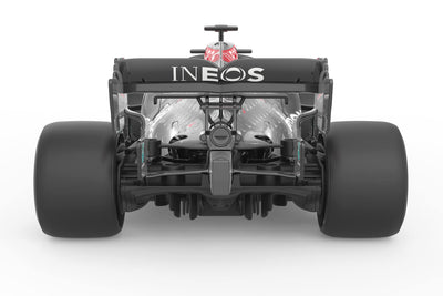 JAMARA Mercedes-AMG F1 W11 EQ Performance 1:18-2,4GHz für Mehrspielerbetrieb, offiziell lizenziert, originalgetreue Lackierung, Inklusive Dekorbogen