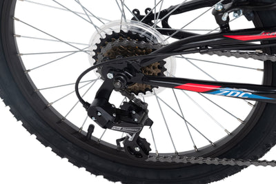 KS Cycling Mountainbike Fully 20'' Zodiac schwarz-rot 31 cm