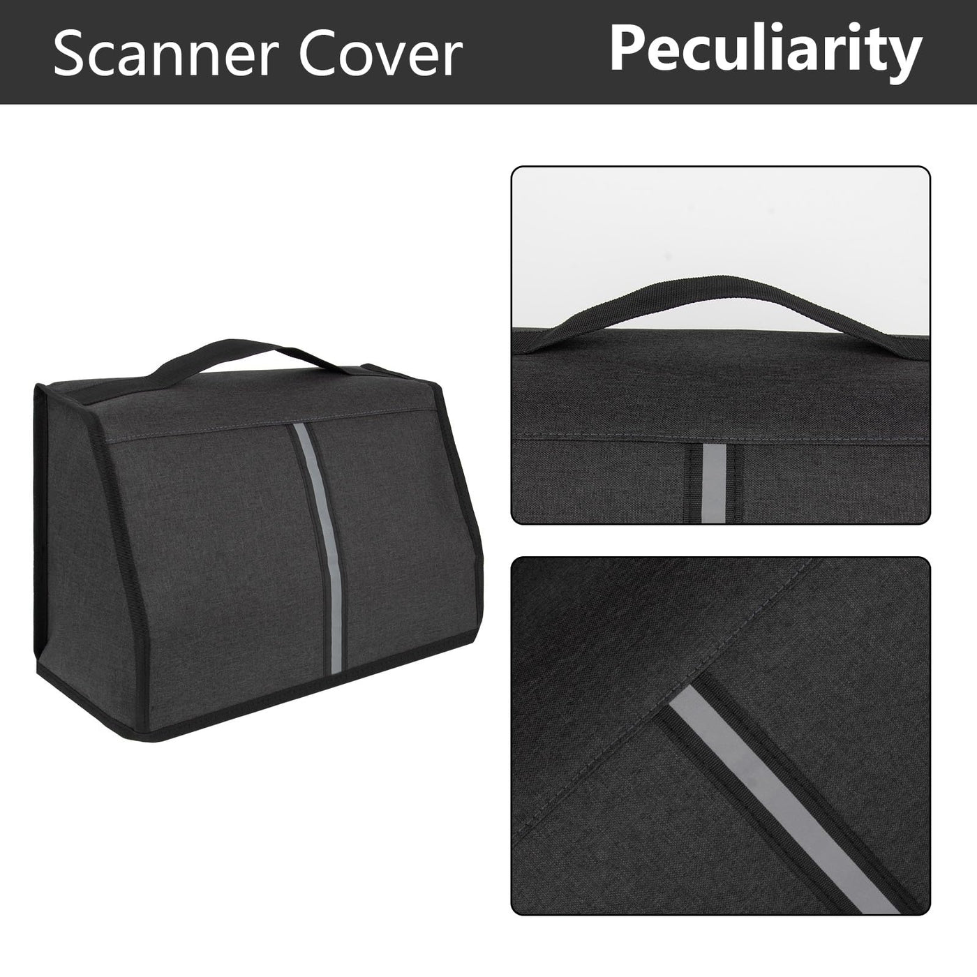 Kingshion Scanner-Staubschutz kompatibel mit Epson FastFoto FF-680W / DS-530 / DS-770 / DS-870 / DS-970 / ES-400W / ES-500W Scanner-Schutz Wireless High-Speed Foto- und Dokumentenscansystem